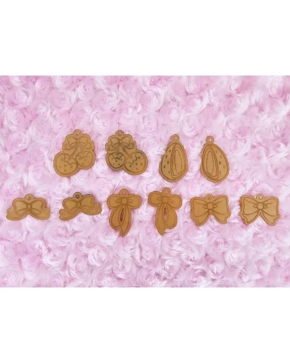 Strawberry & Bow Earrings