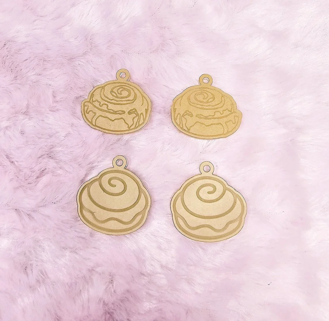 Cinnamon Roll Earrings