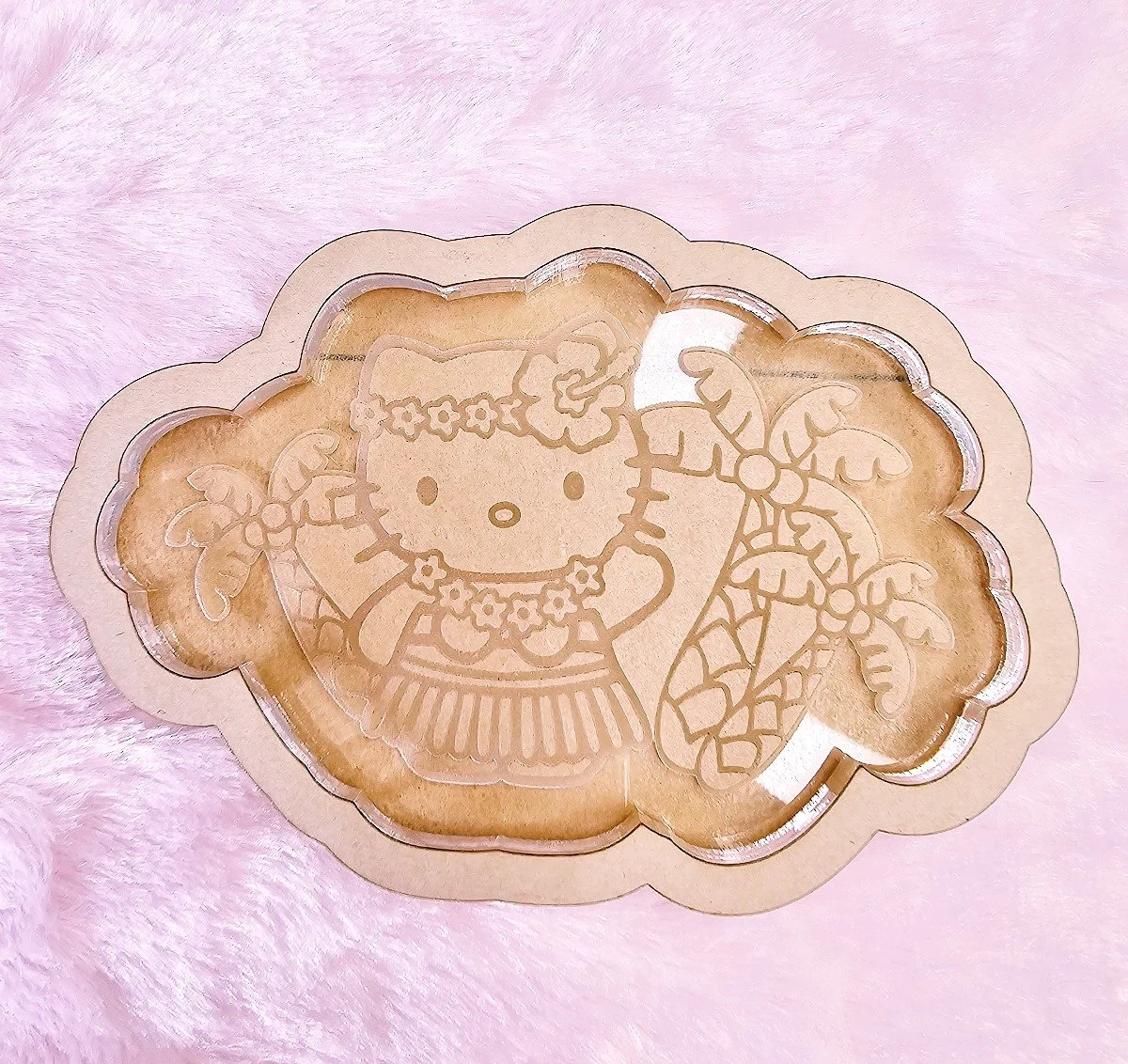 Hula Kitty Shaker/Tray