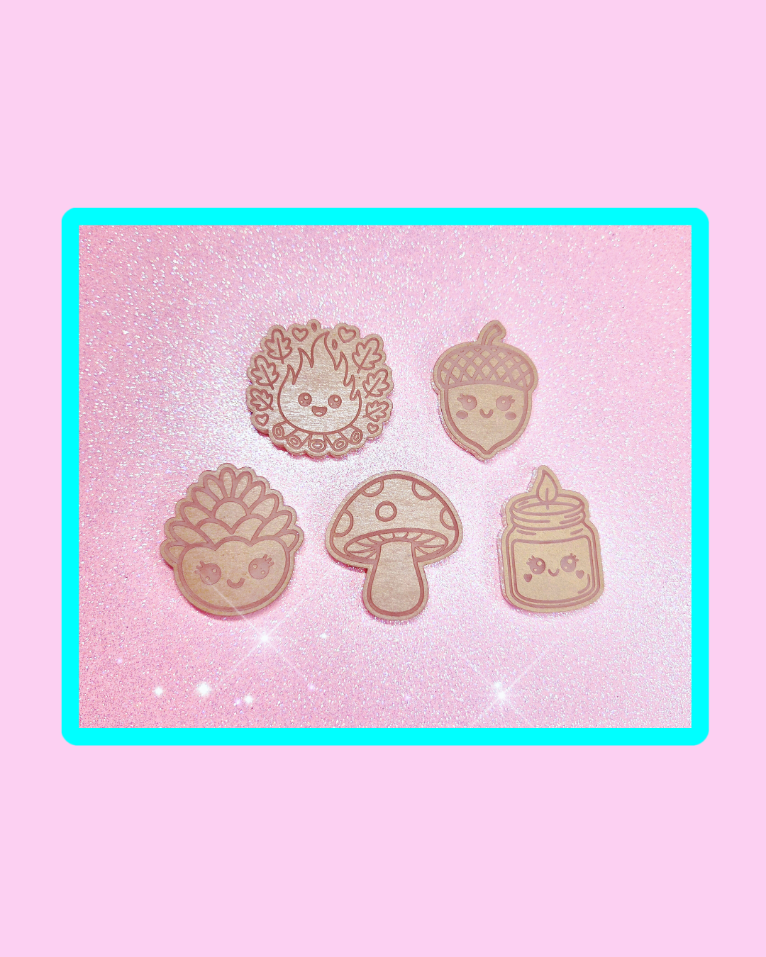 Kawaii Fall Nature & Things Flats
