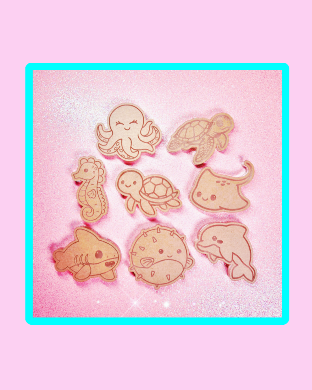 Kawaii Sea Animal Flats 1