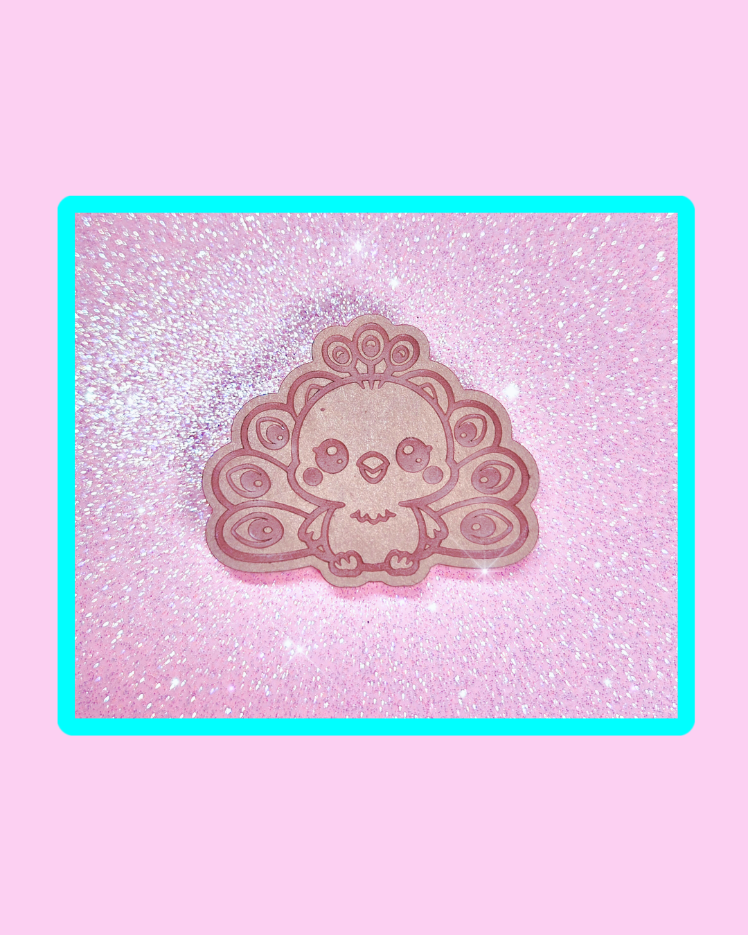 Kawaii Peacock Flat