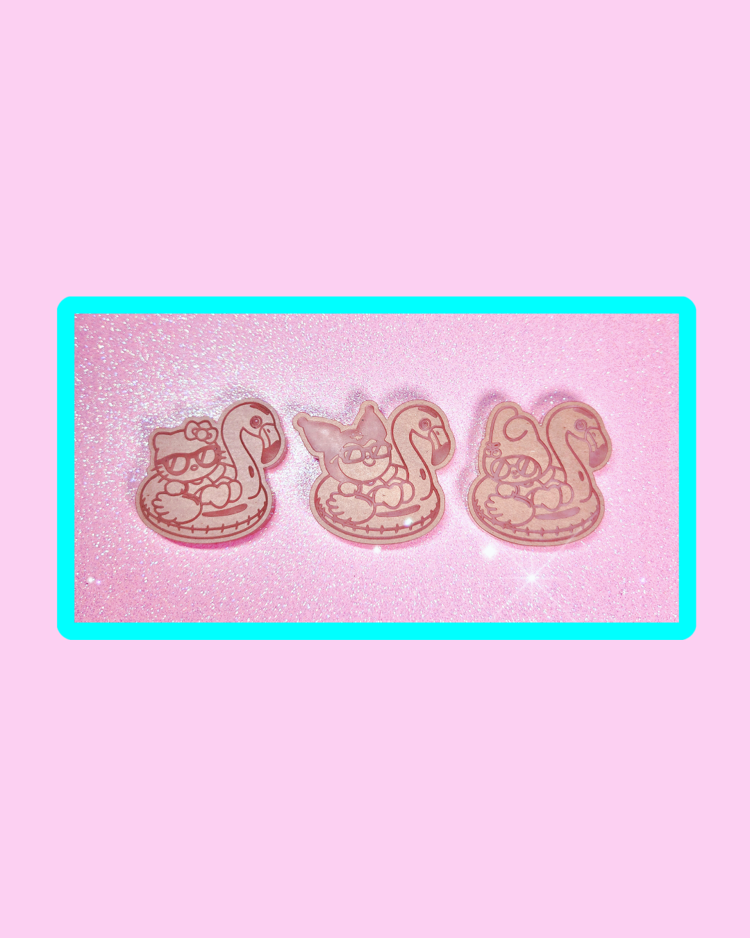 Character Flamingo Raft Flats