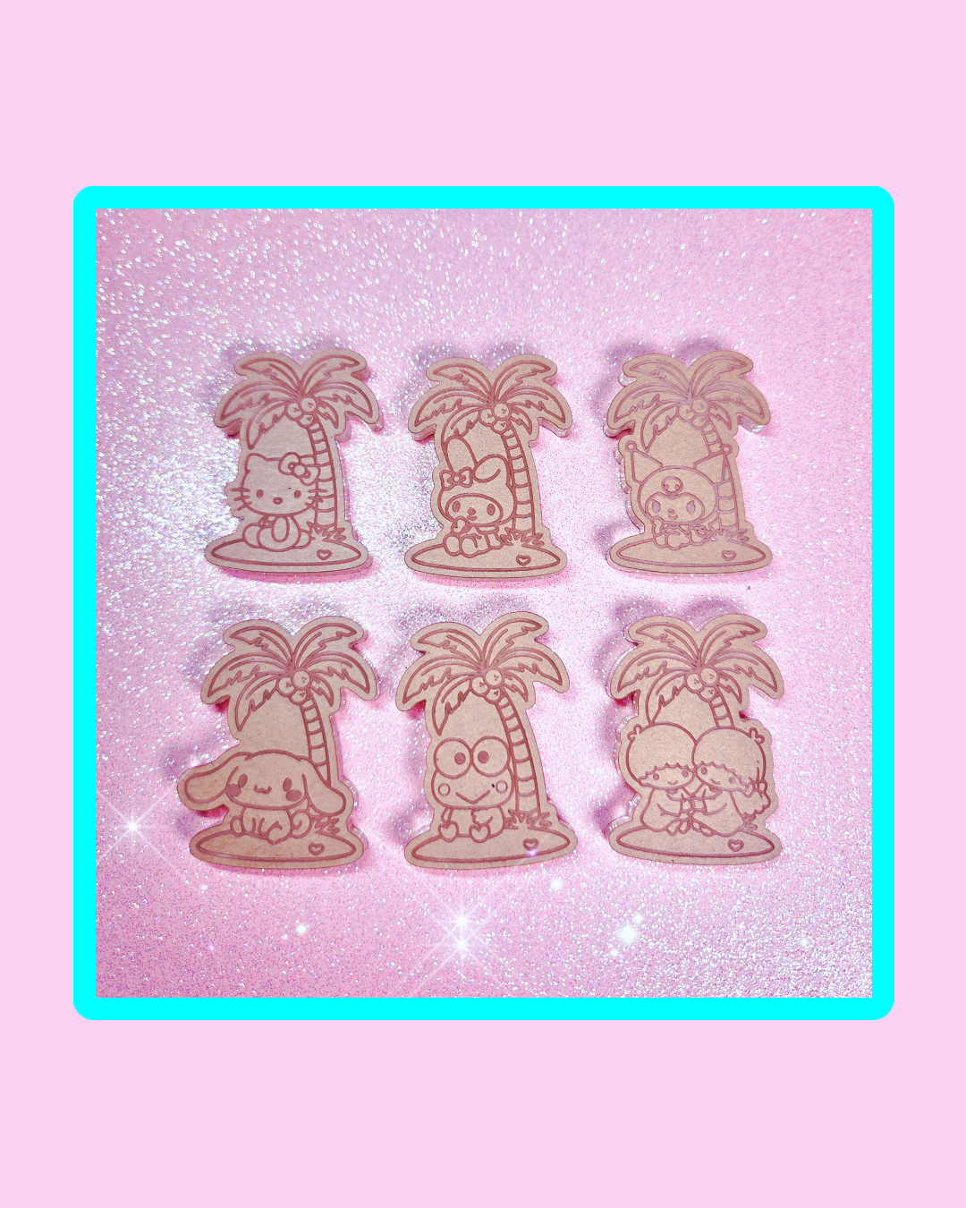 Character Palm Tree Flats
