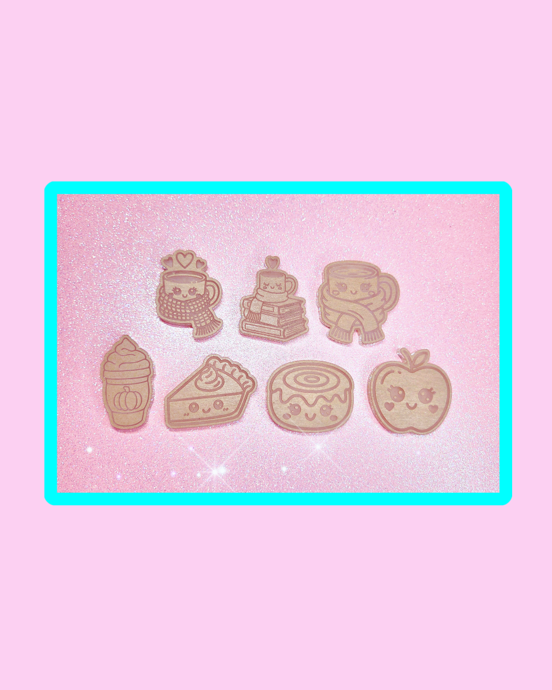 Kawaii Fall Food Flats