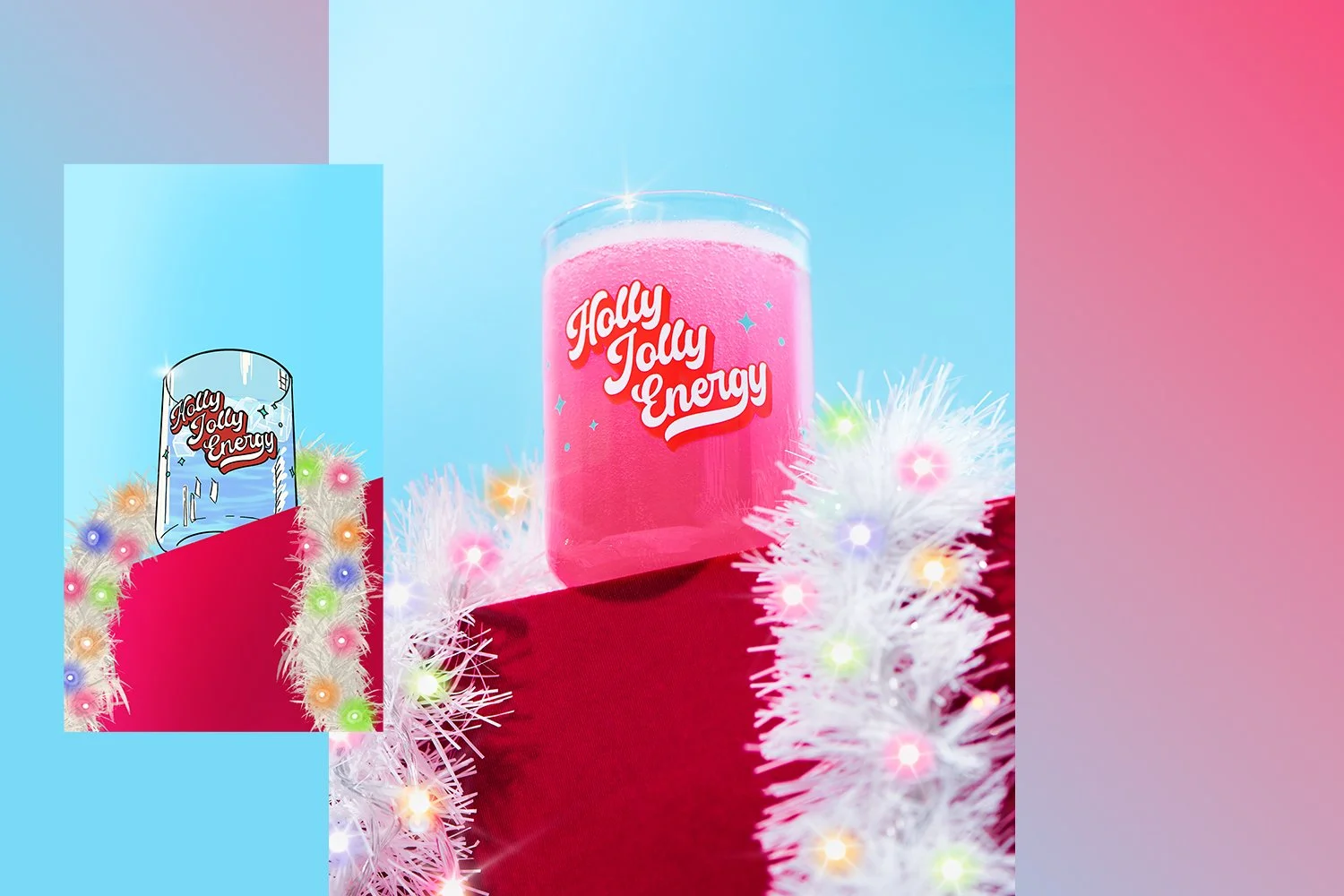 Alani Nu Holiday Merch Glass