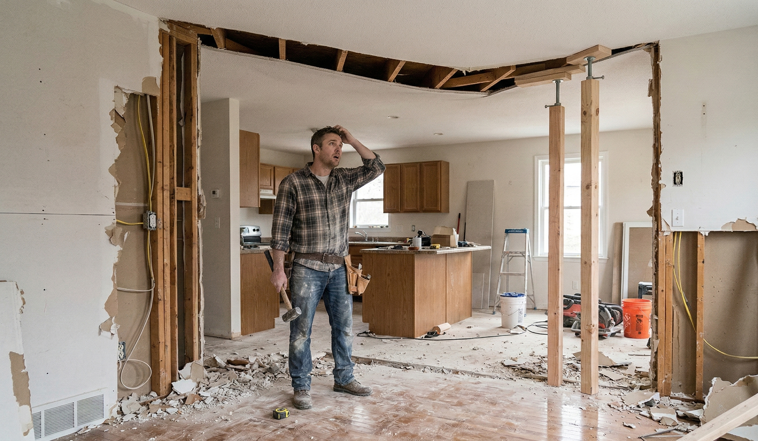 What to Do if You Accidentally Removed a Load-Bearing Wall