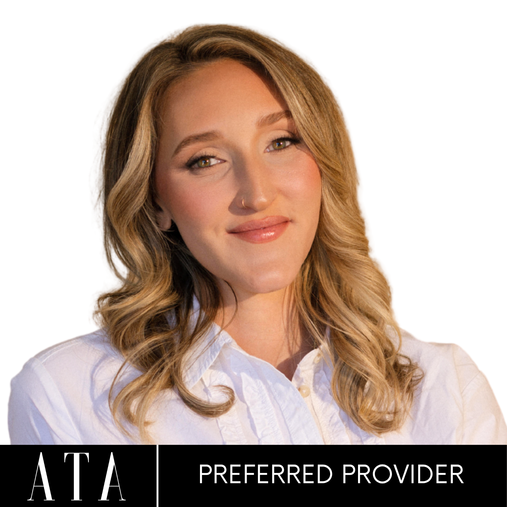 ATA Preferred Provider Kelly Perrotta, MSN, FNP-BC, owner of Nourish Skin & Wellness in Raleigh, NC, specializing in skin health and aesthetic medicine.
