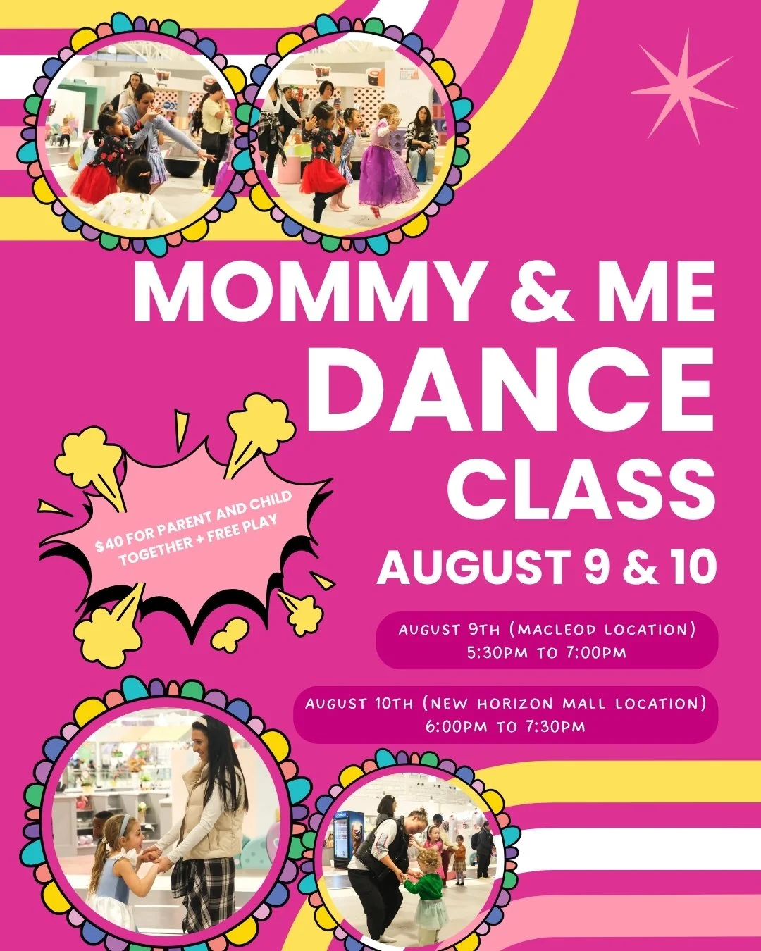Mommy and Me Dance Class with YYC Princess 👑