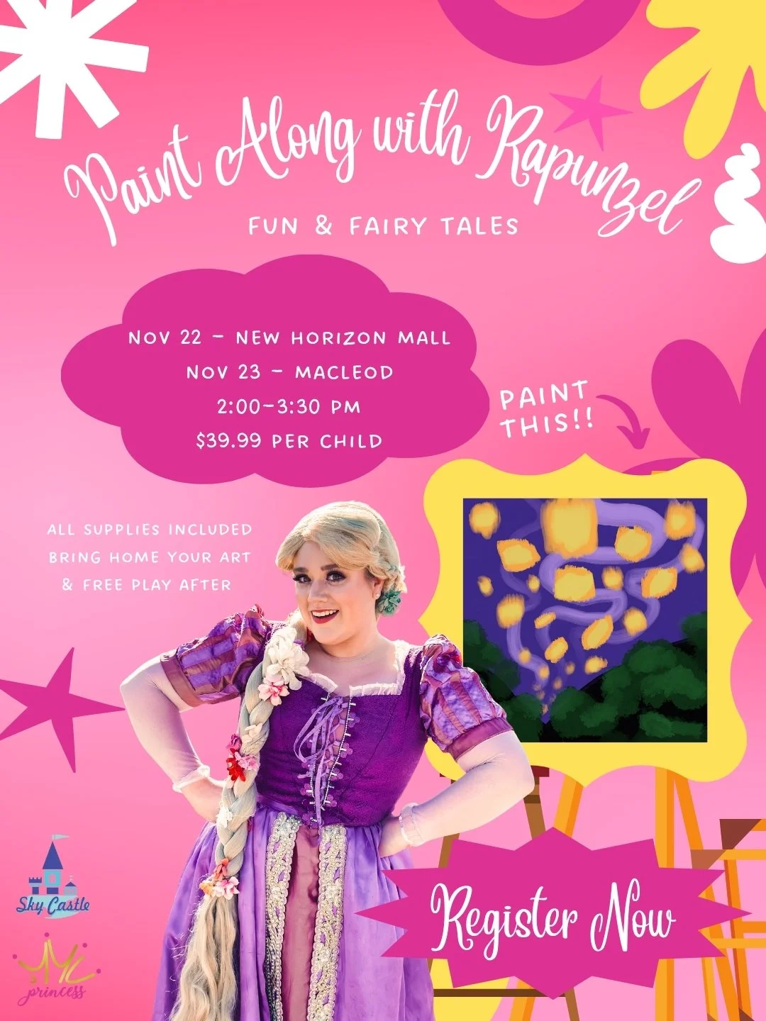 ✨Paint Along with Rapunzel!!🎨