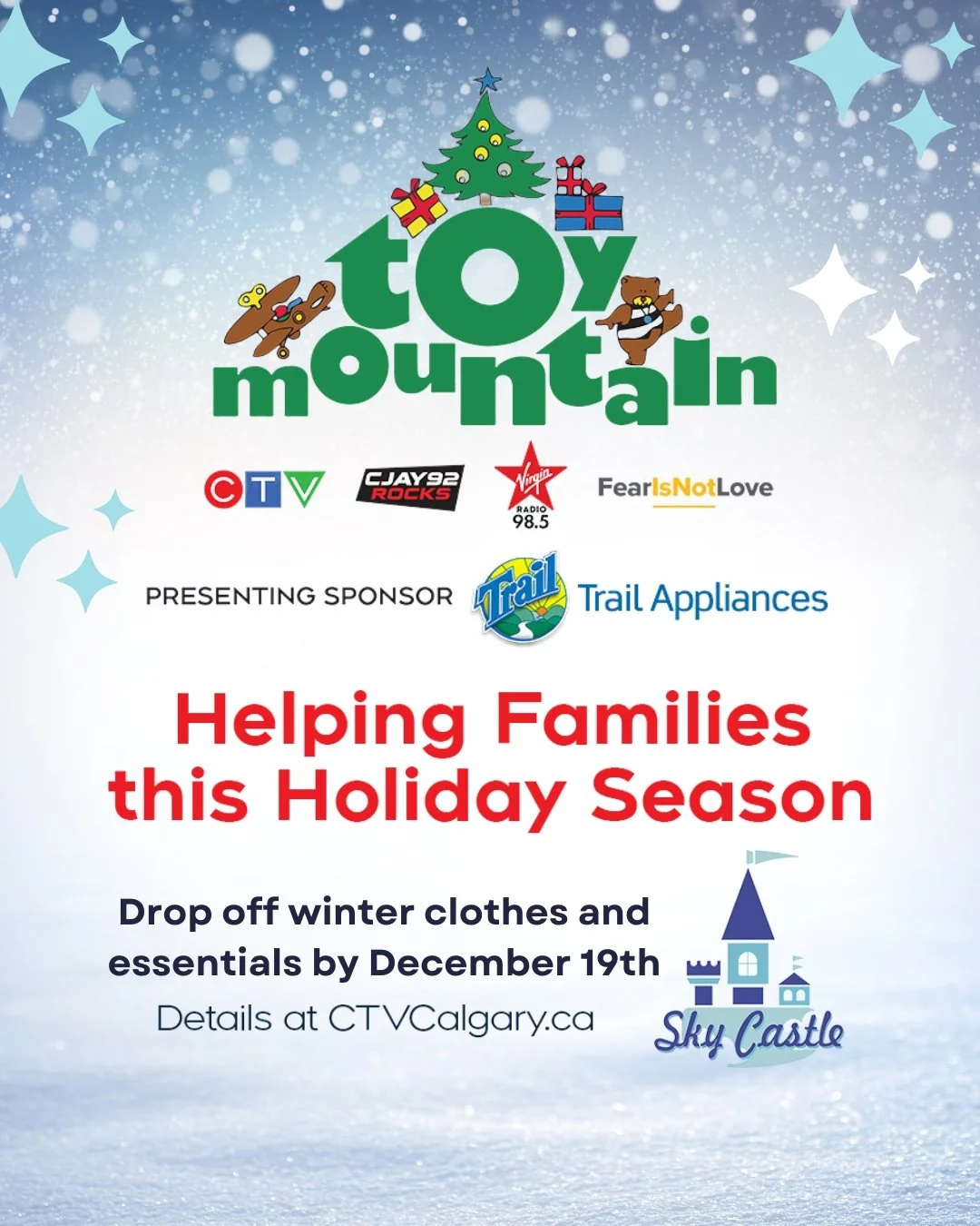 SkyCastle Toy Mountain Winter Essentials Drive