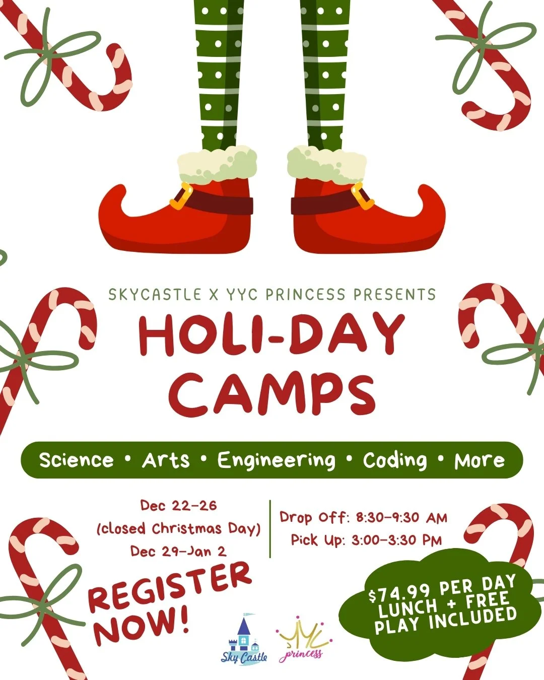 Holi-Day Camps at SkyCastle!