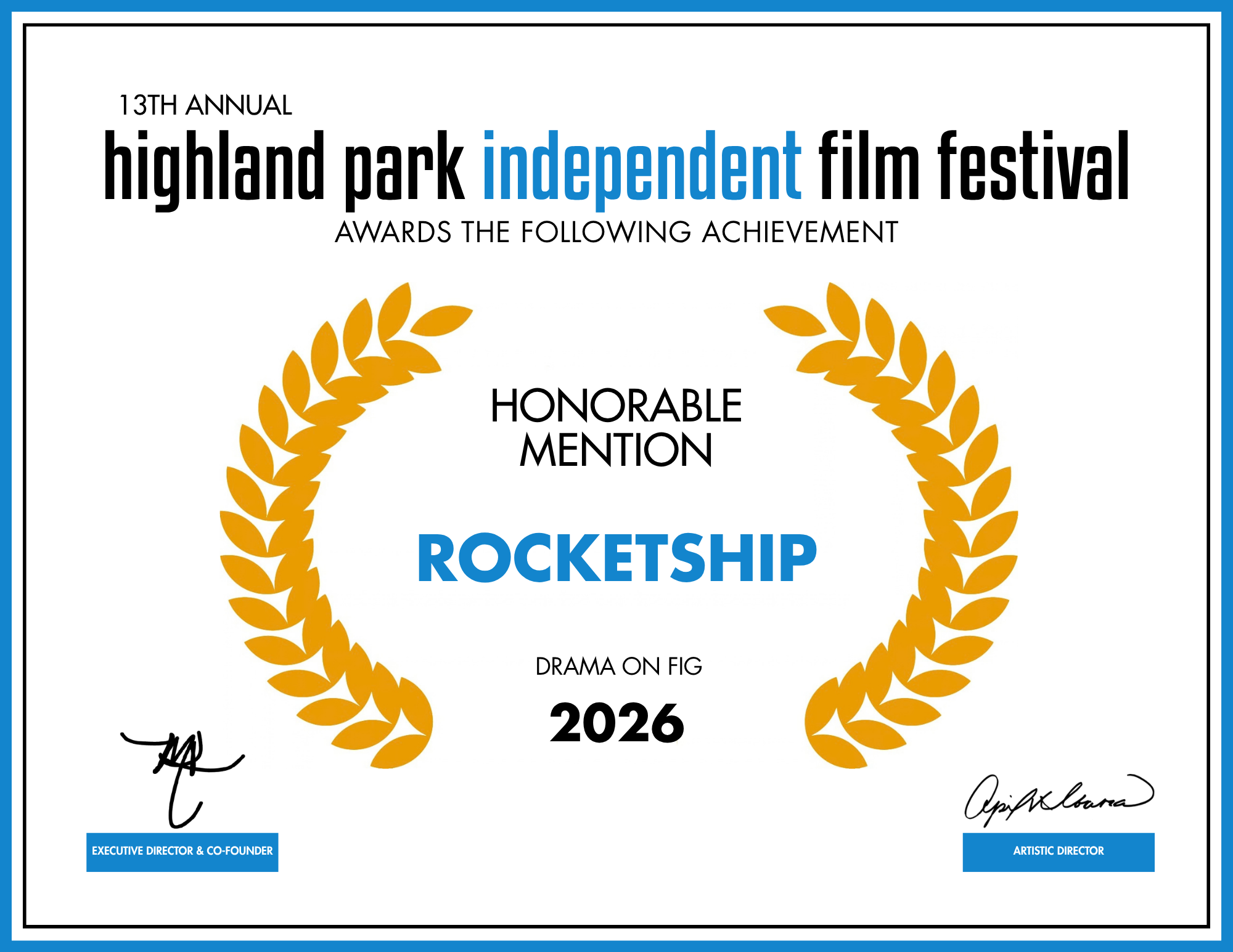 Judge Award - Rocketship - Drama on Fig - Honorable Mention.png