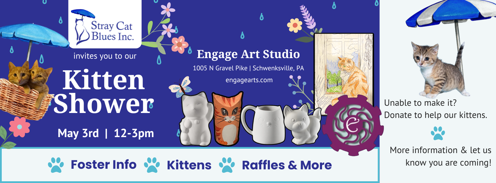 Kitten Shower May 3rd