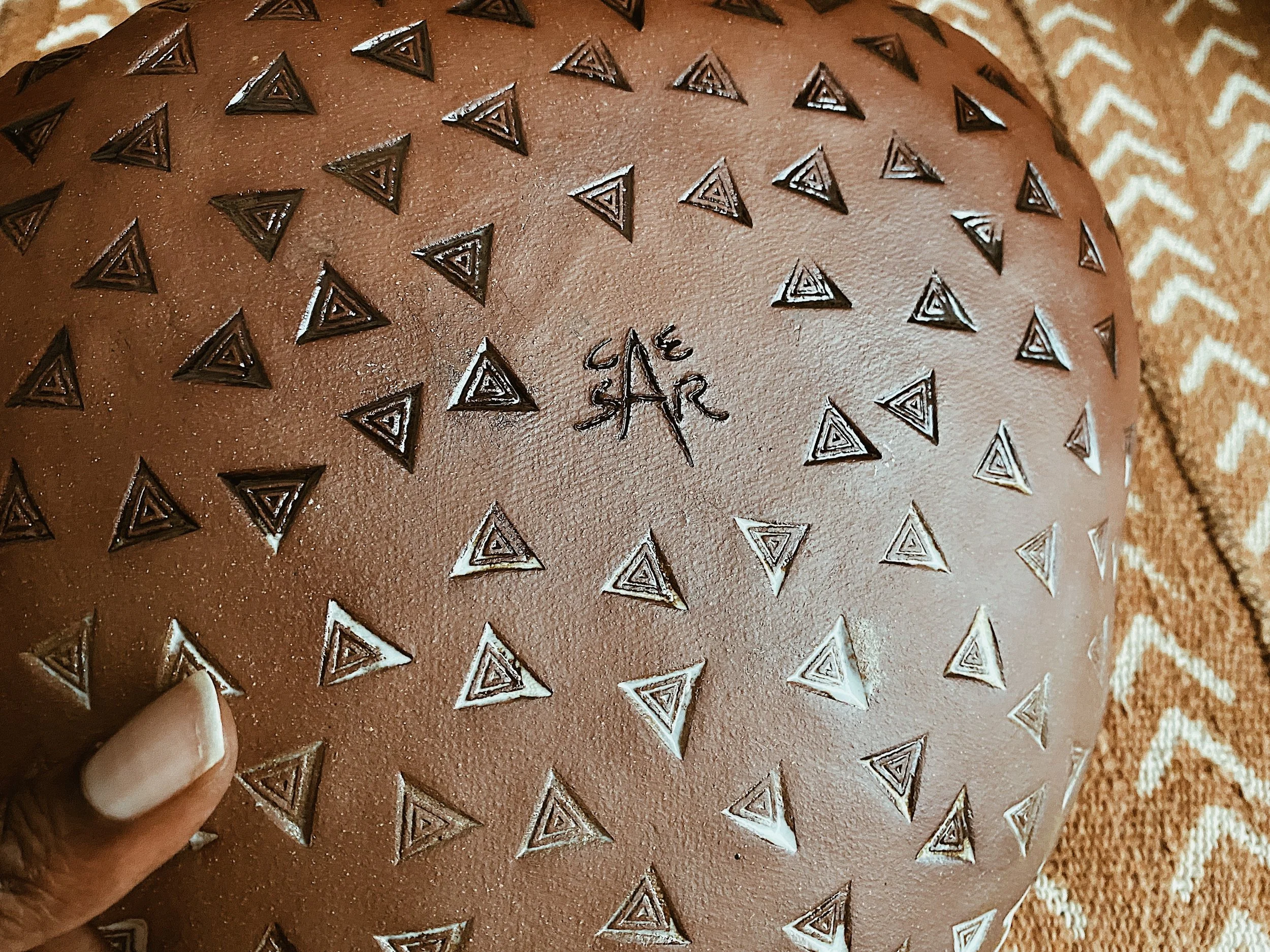 Fruit Platter | Day & Night Striped Dishes