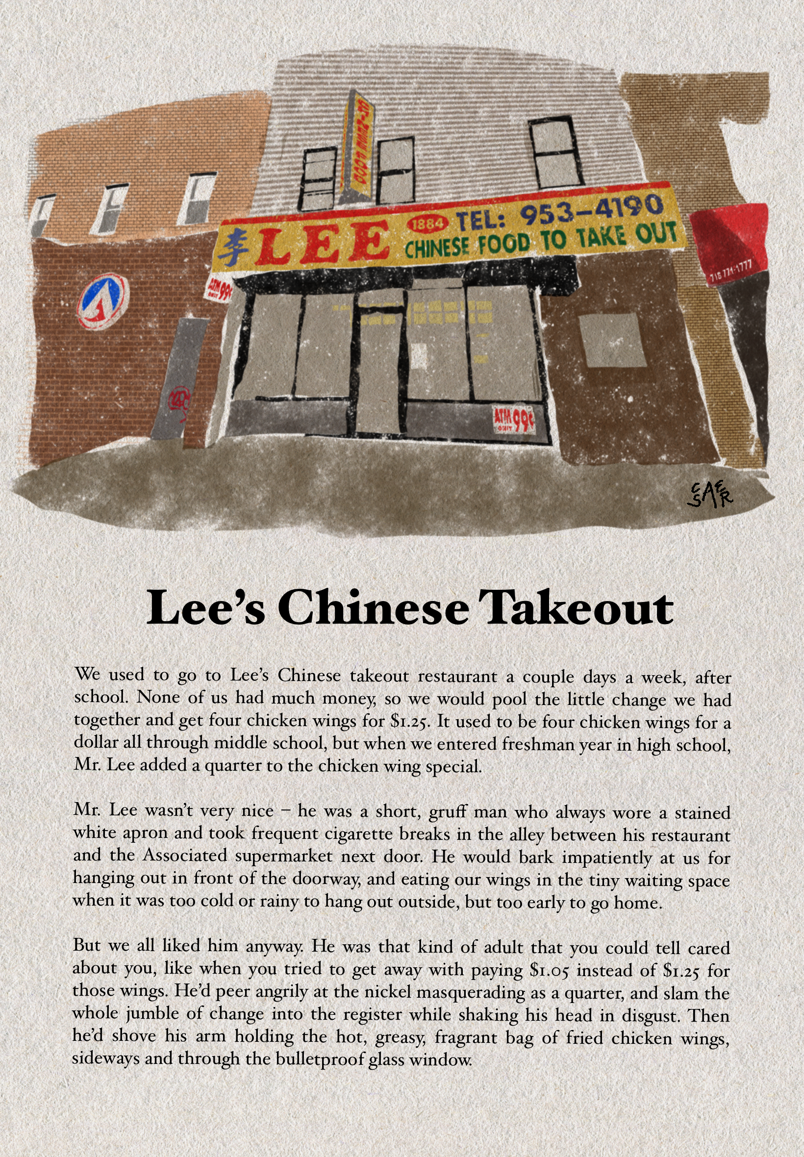 Lee's Chinese Takeout (storybook page)