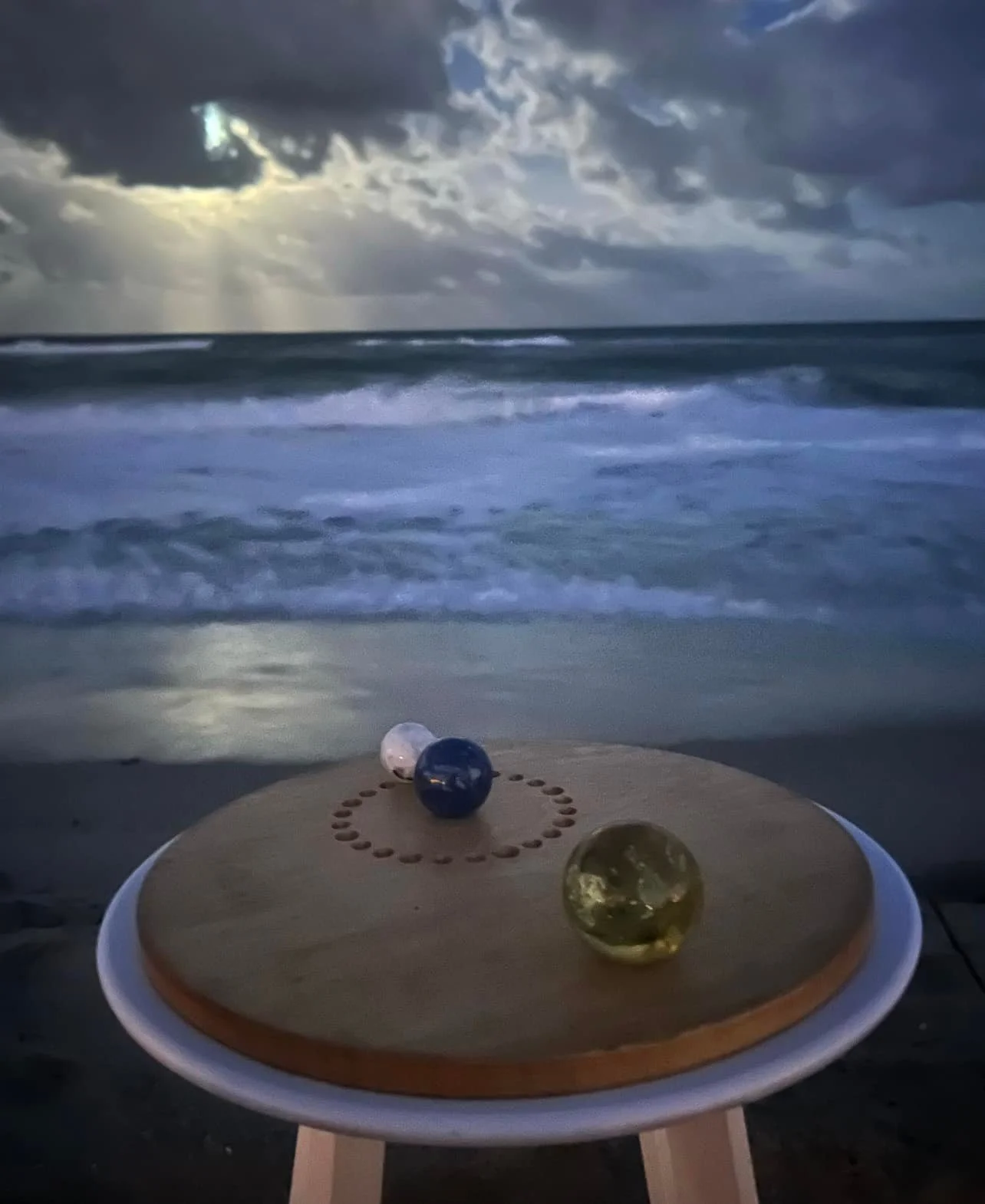 Title: Full Moon Rising at Sunset