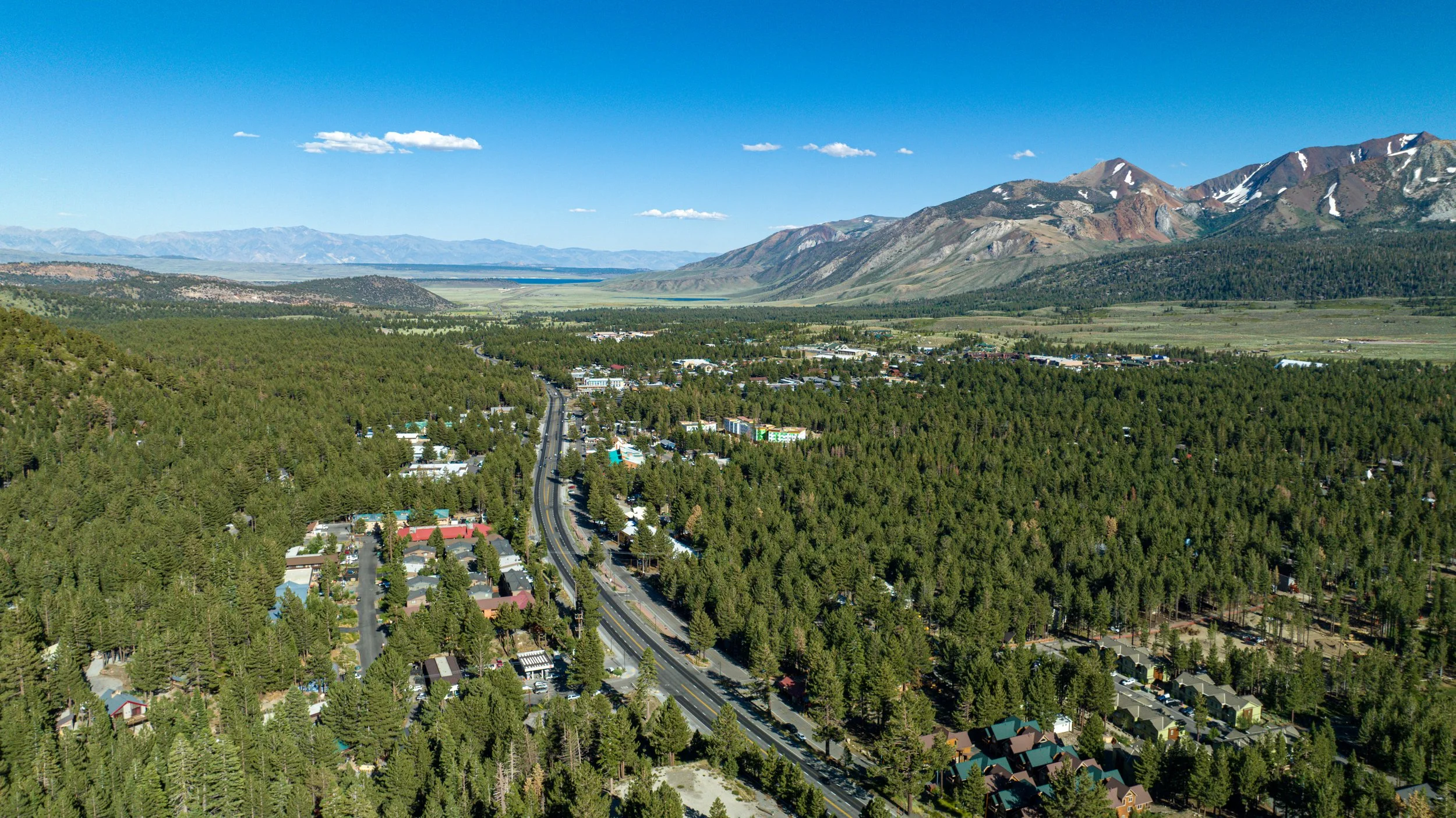 Drone Photo Mammoth Lakes CA Real Estate 