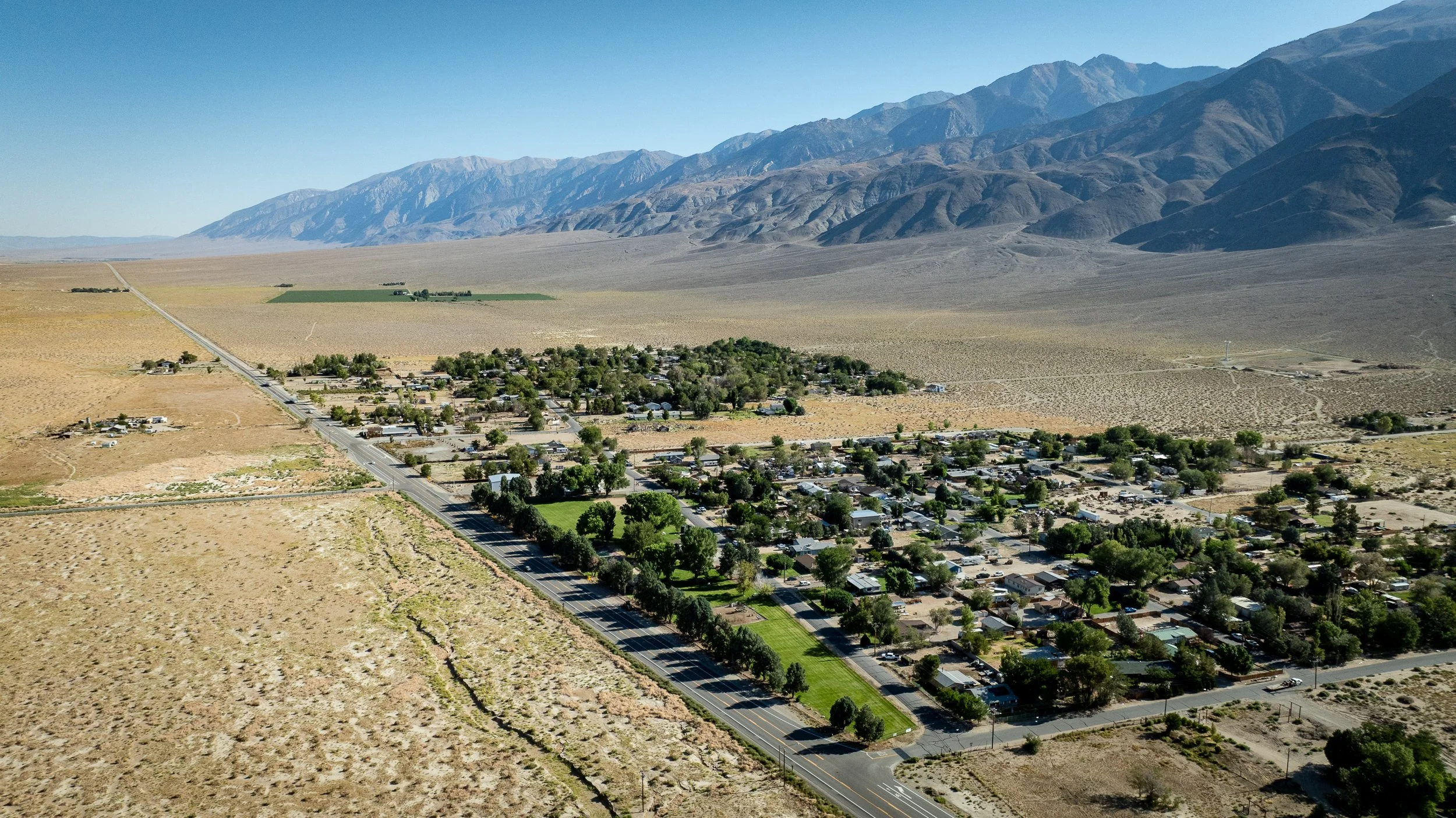 Chalfant, CA and US Hwy 6