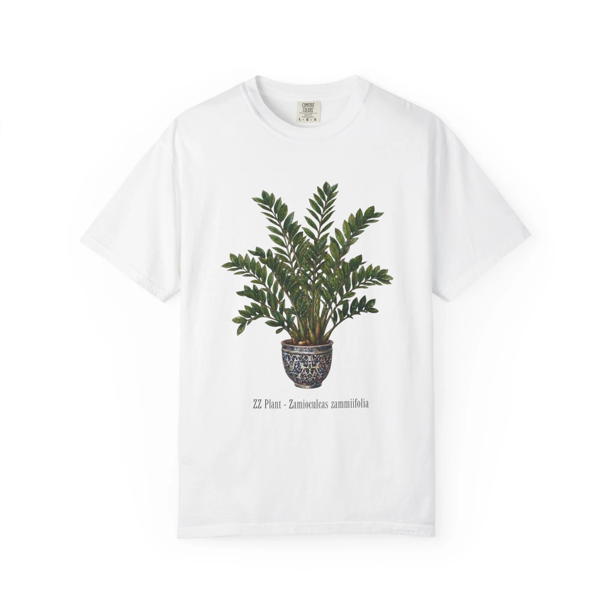 Zanzibar Gem (ZZ Plant) Graphic T-Shirt — Botanical Plant Lover Tee