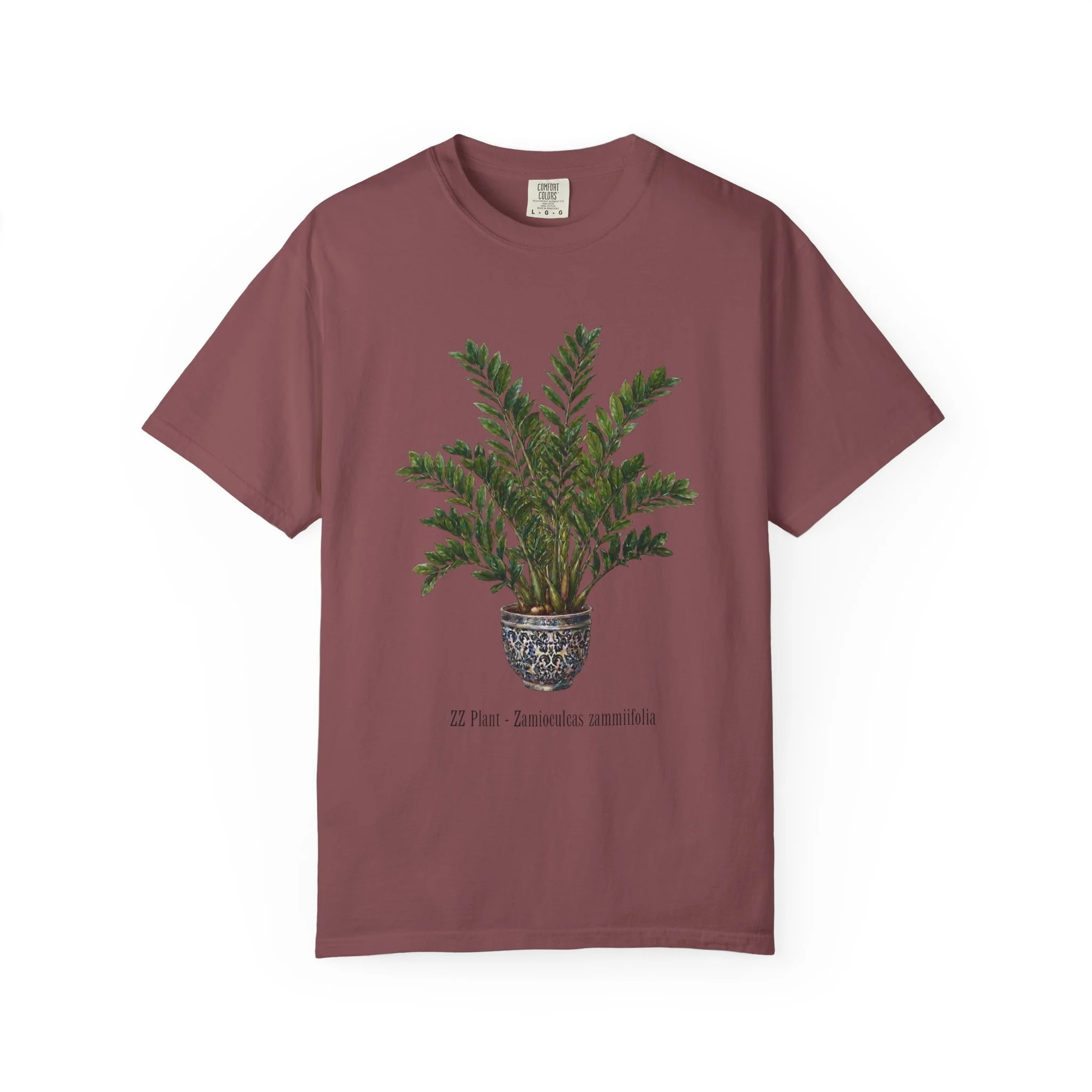 Zanzibar Gem (ZZ Plant) Graphic T-Shirt — Botanical Plant Lover Tee