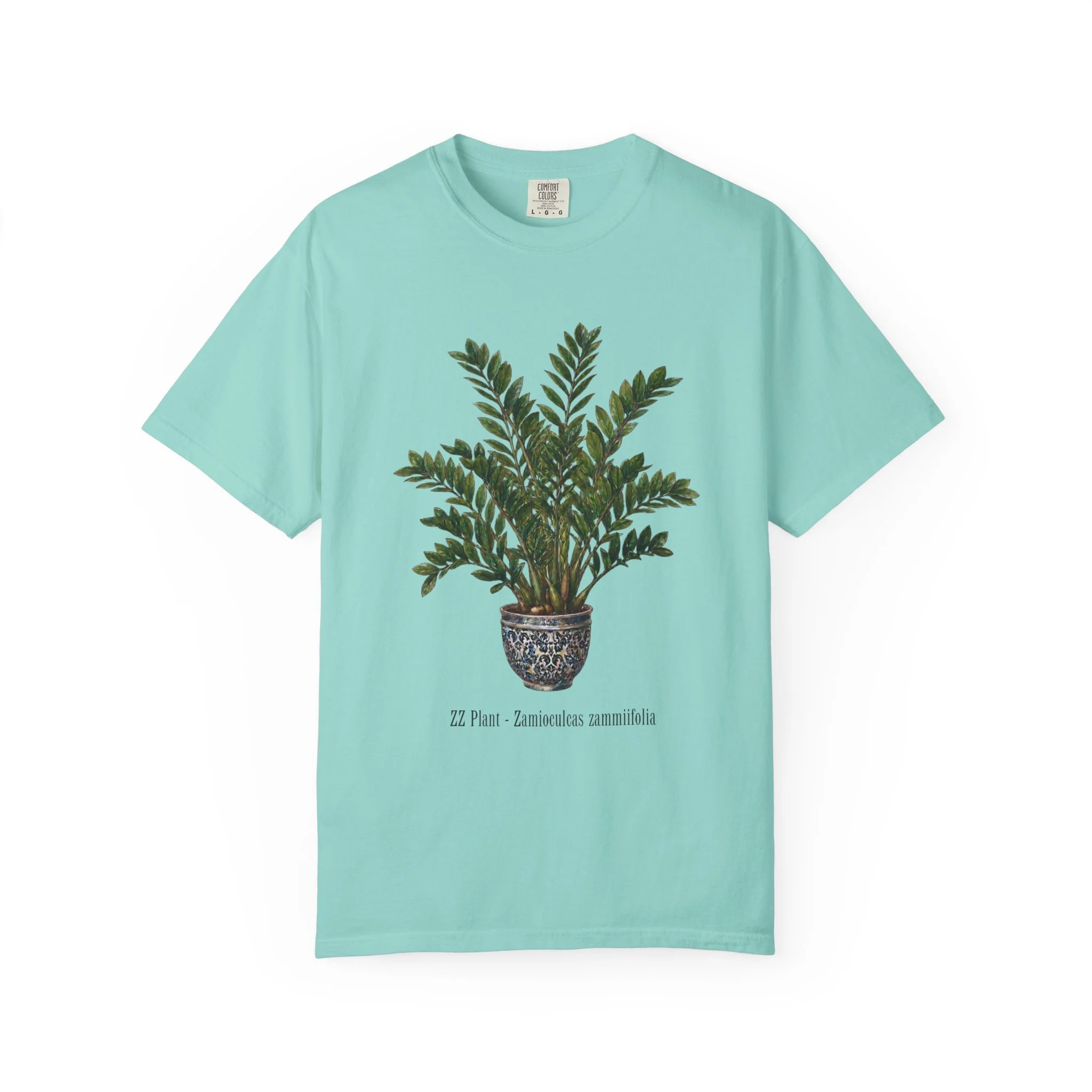 Zanzibar Gem (ZZ Plant) Graphic T-Shirt — Botanical Plant Lover Tee