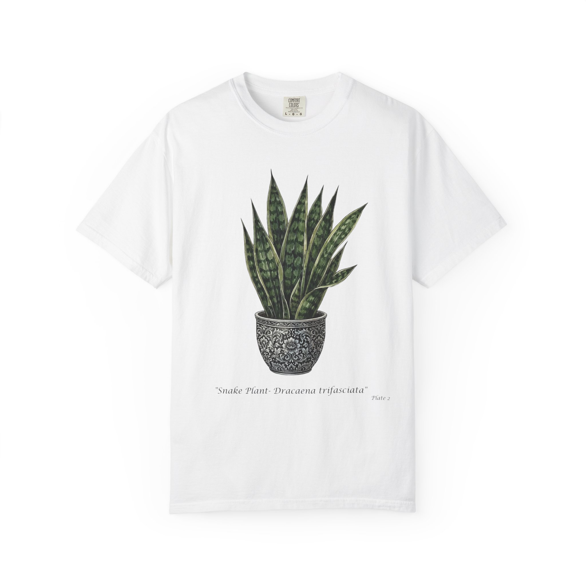 Snake Plant T‑Shirt — Potted Sansevieria Graphic Tee
