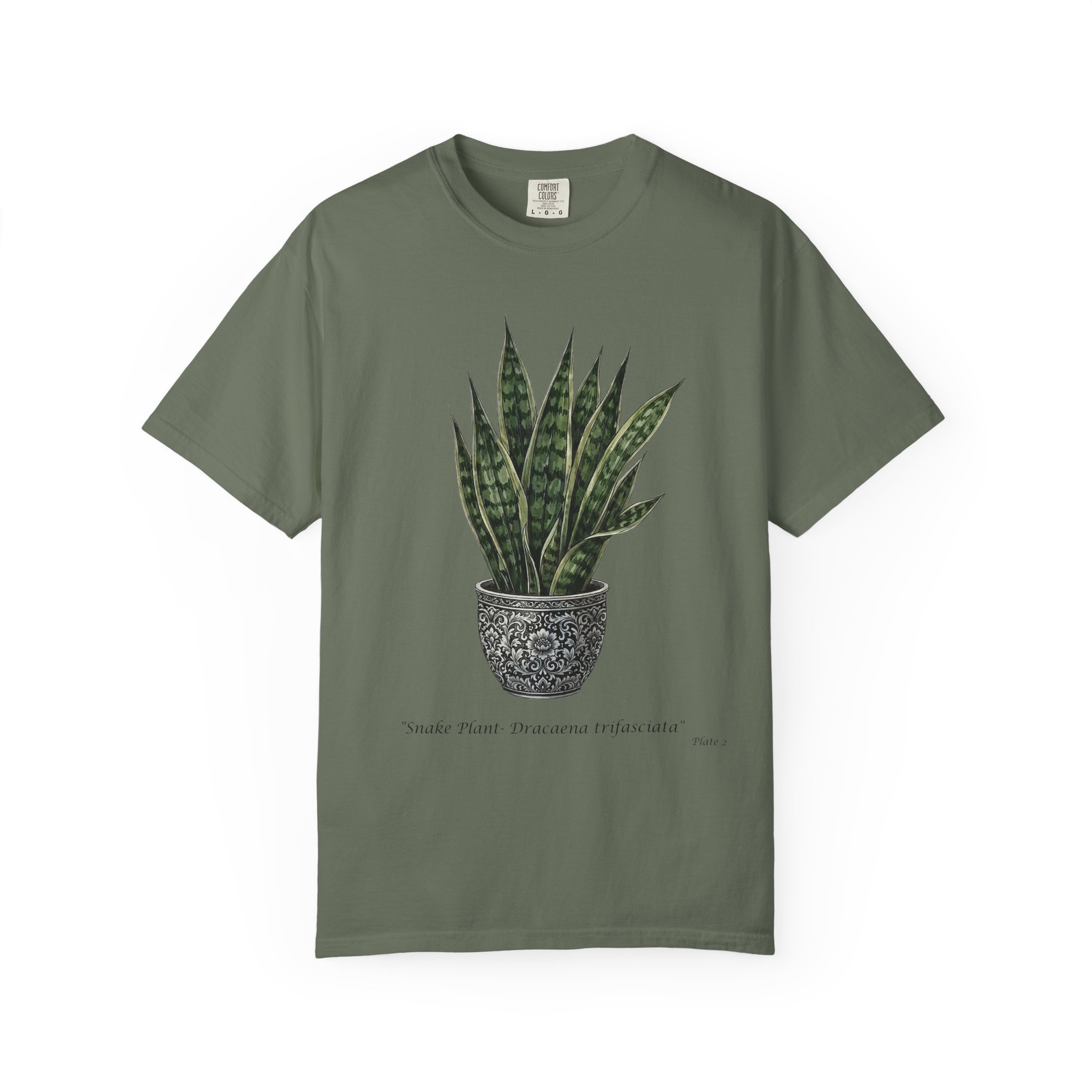 Snake Plant T‑Shirt — Potted Sansevieria Graphic Tee