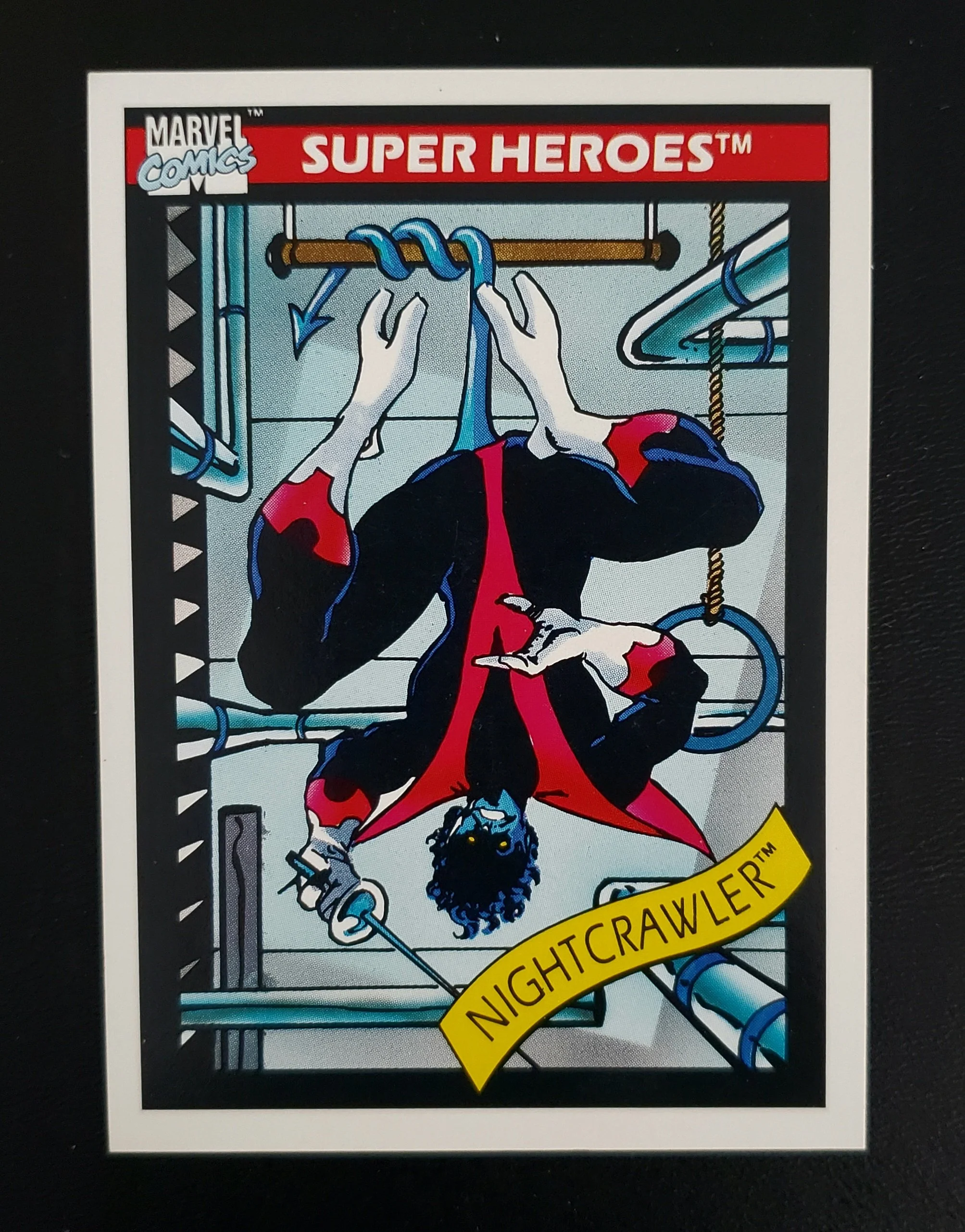 1990 Impel Marvel Universe Trading Cards - Super Heroes - Nightcrawler - #38