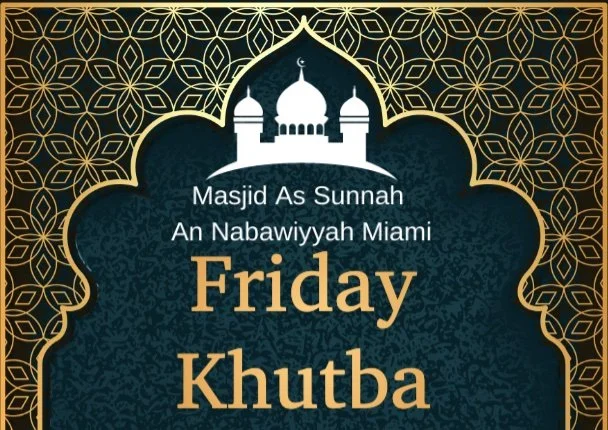 Friday Khutba with Dr. Fadi