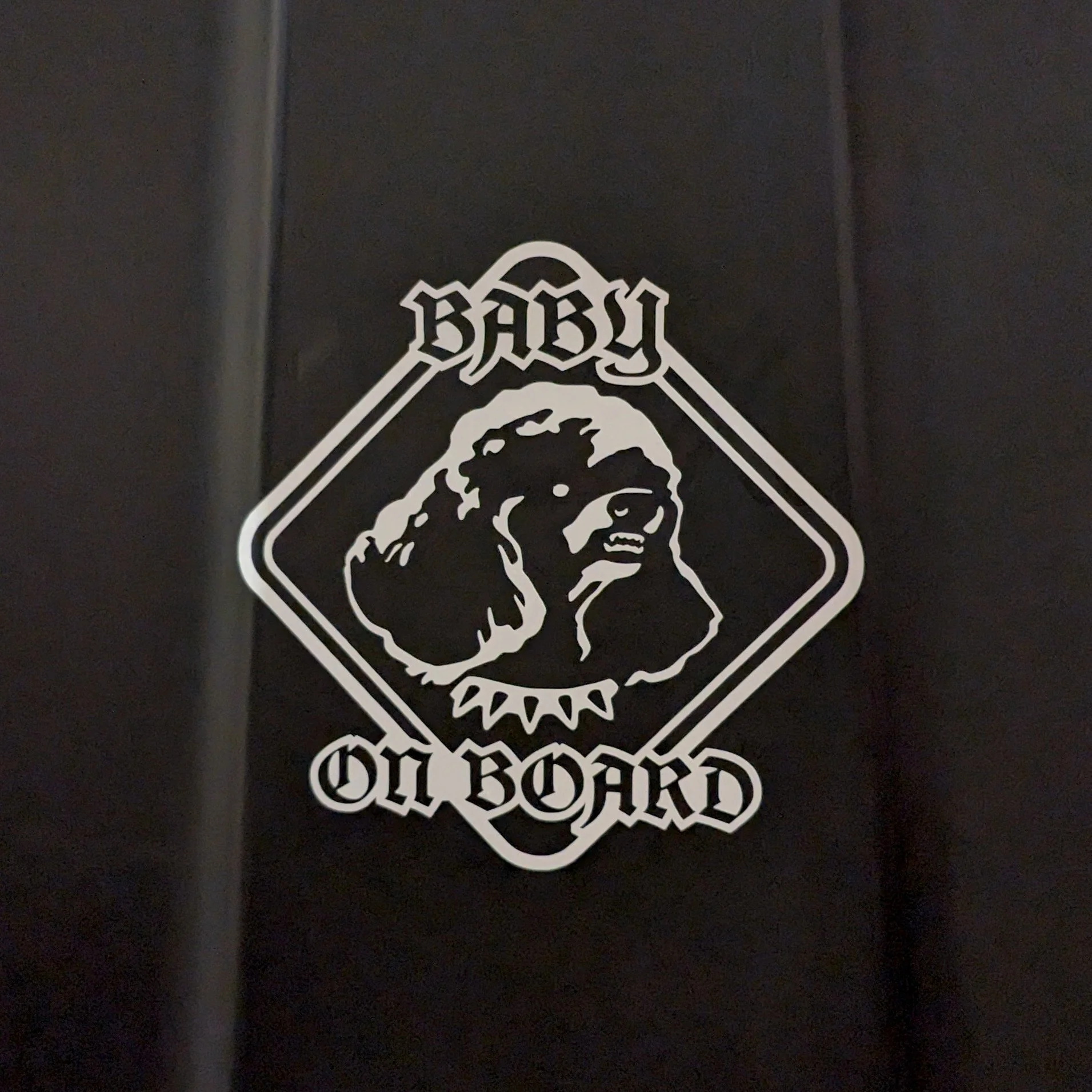 baby on board decal cloud grooming creative snarling. poodle decal.jpg