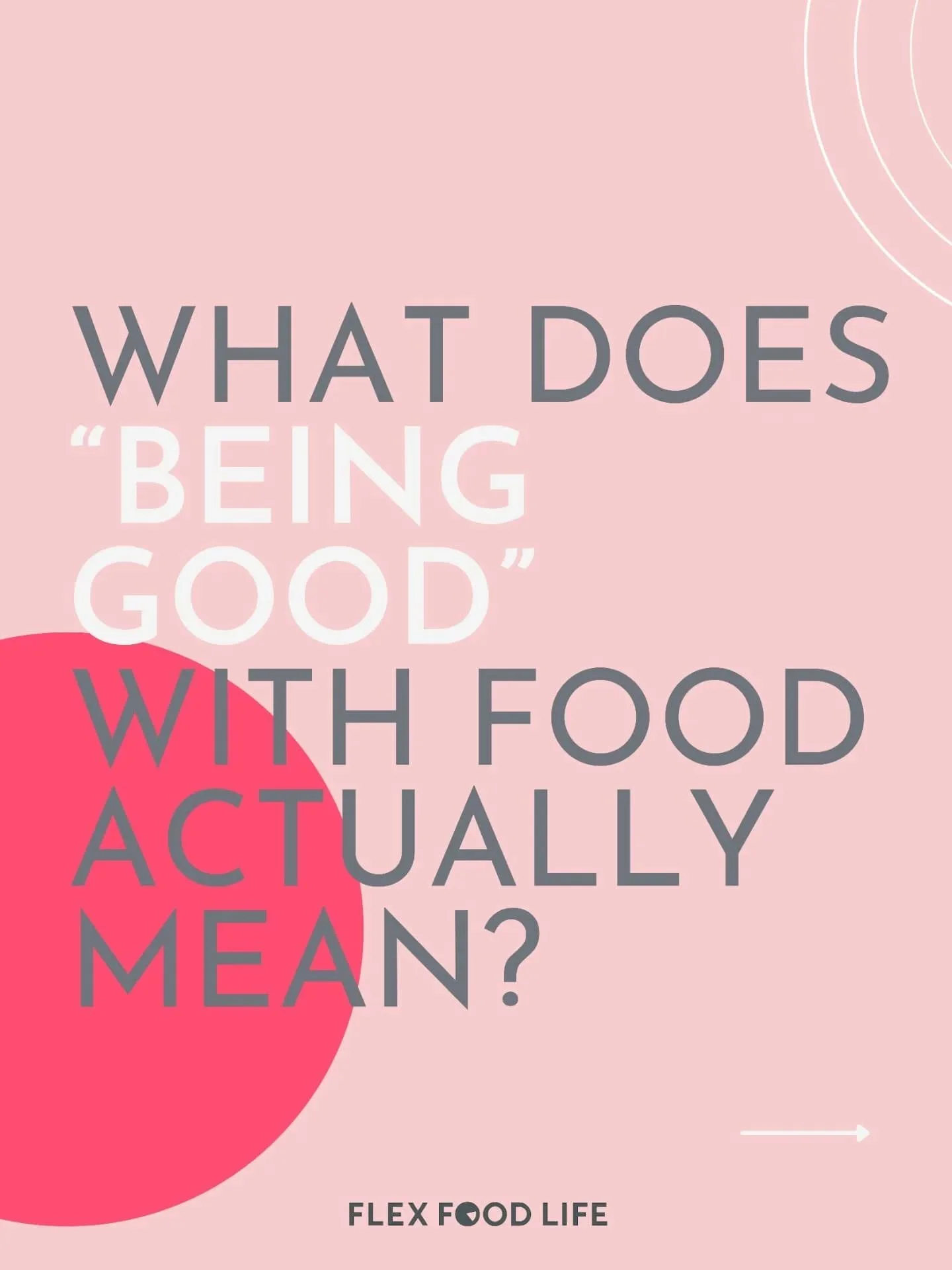 We&rsquo;ve all said it at some point&hellip;
👉 &ldquo;I&rsquo;ll be good and get the salad.&rdquo;
👉 &ldquo;I was naughty and had a Tim Tam.&rdquo;
👉 &ldquo;I couldn&rsquo;t resist at the Macca&rsquo;s drive-thru, oh well&hellip; back on track to