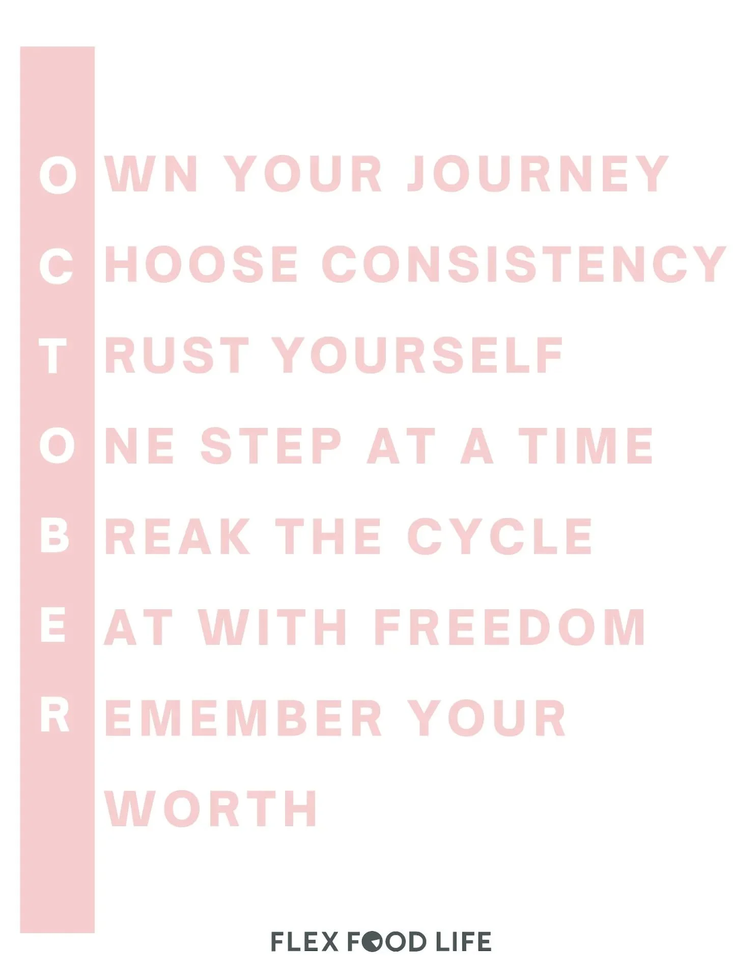 October doesn&rsquo;t need a new you, it needs a truer you. Save this as your reminder that small, steady steps matter more than perfect plans.

💬 Which letter do you need most today?