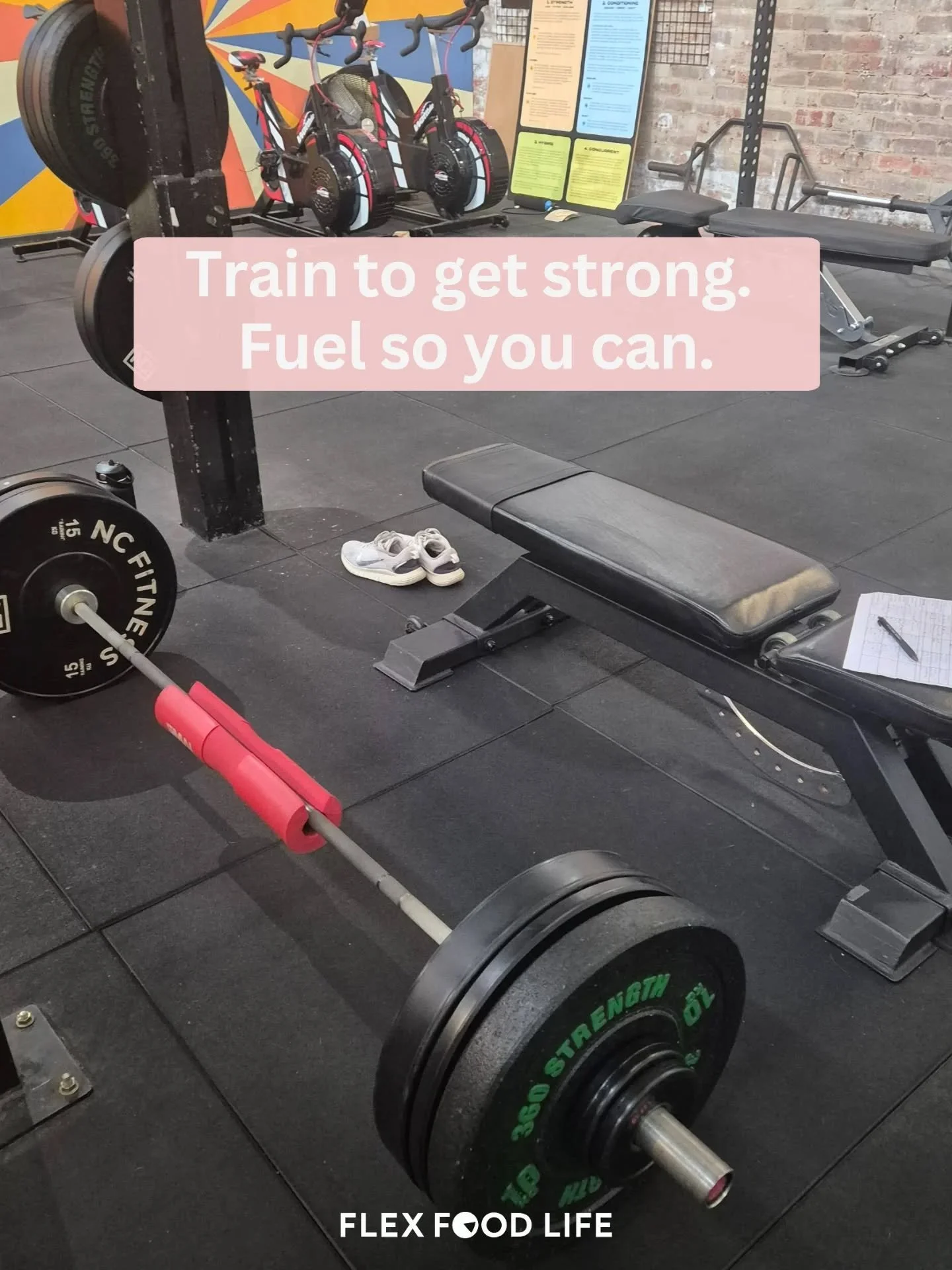 I want to share a mind shift that changed everything for me... 

When I stopped walking into the gym thinking it was a place to lose weight and started seeing it as a space to get strong and prepare my body for the long run, everything clicked. Fat l