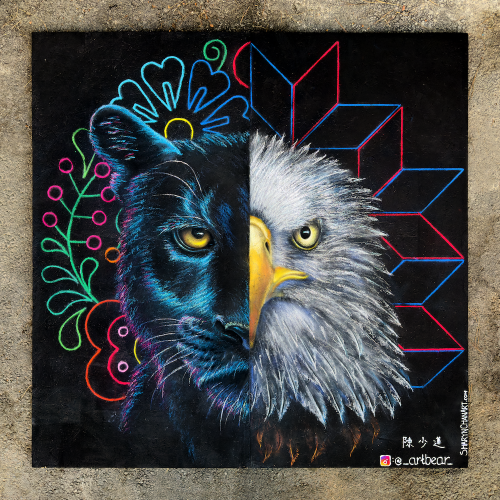 24.09.14 
“Border Buddies” 
ENVZN 24 Urban Art Takeover 
San Diego, California 
6’ x 6’ one day