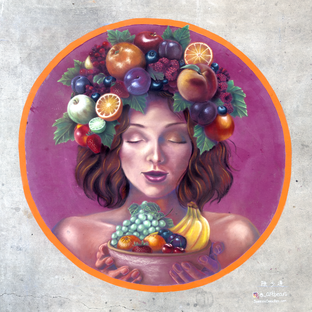 24.09.11 
"Bountiful Fruit" 
The National Heirloom Exposition 
Ventura County Fairgrounds, California 
8'x 8'