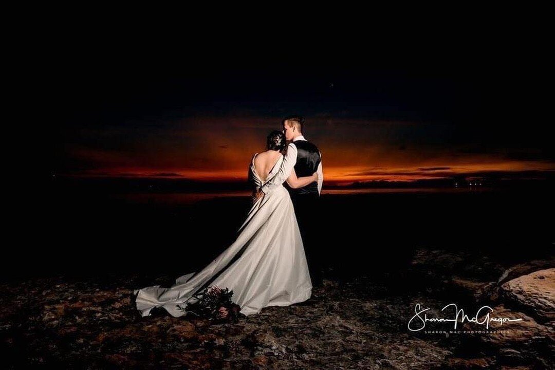 This is why I always encourage couples to spend 15 more minutes waiting for the afterglow after sunset.  You are spending so much time and money on your special day, so don&rsquo;t rush the time that captures that and gives you memories to display wi