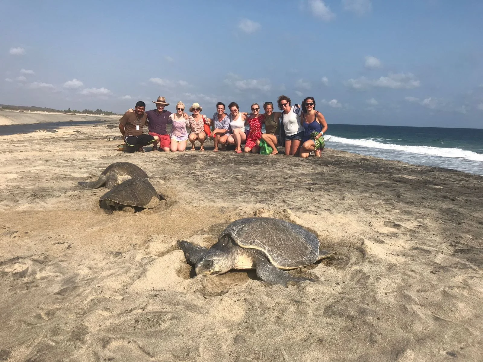 retreat group with turtles.JPG