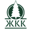 Green emblem with a pine tree and Greek letters KKK