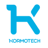 Kormotech logo with a blue stylized 'K' and the company name below.
