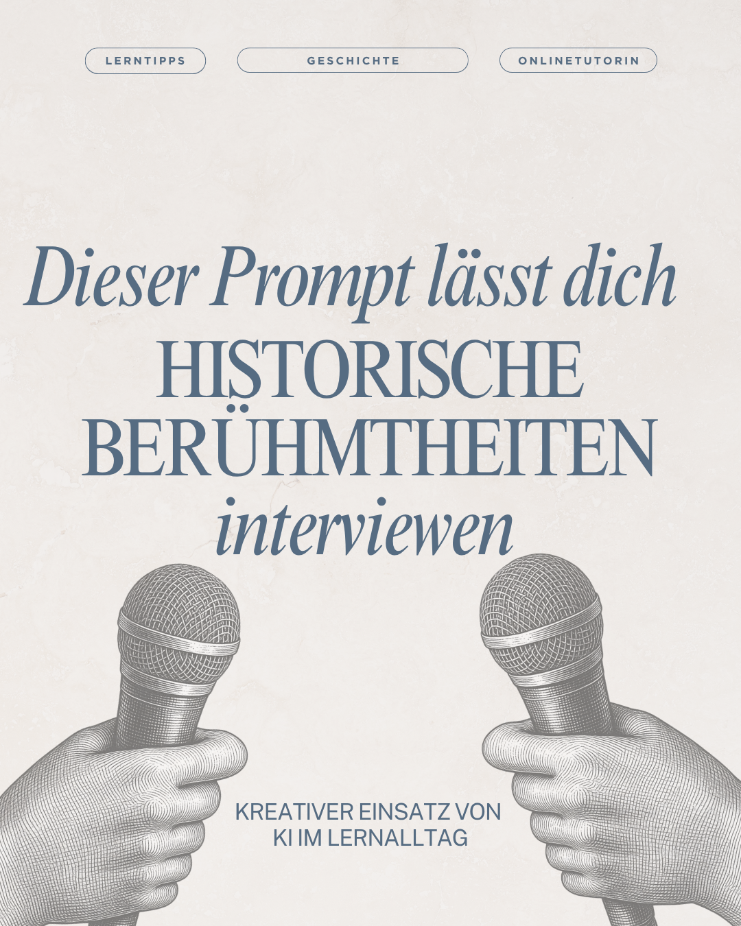 Dieser Prompt lässt dich historische Berühmtheiten interviewen