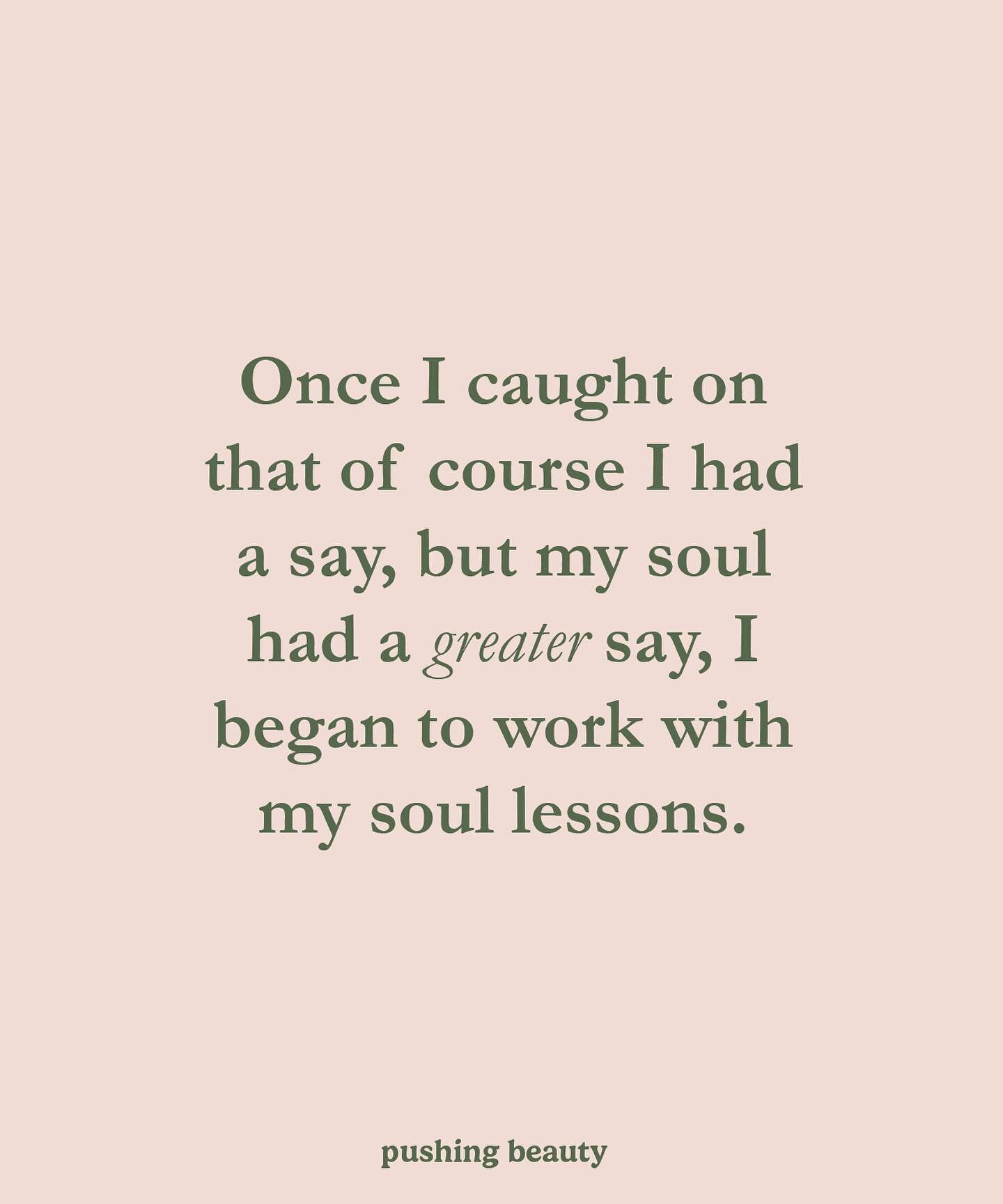 Once I caught on that of course I had a say, but my soul had a greater say, I began to work with my soul lessons.

There were many other milestones throughout this journey. I had to commit to my Breathwork practice and keep showing up even when I fel