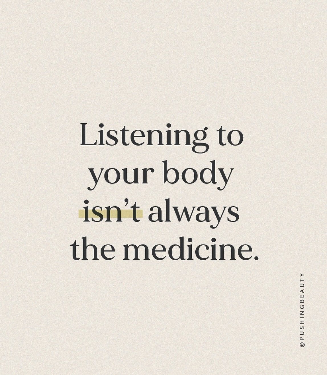 Listening to your body isn&rsquo;t always the medicine. Mind body symptoms use fatigue, pain, anxiety, and depression as a protective mechanism to keep you safe. In these cases, listening to the body creates more of the same symptom. It&rsquo;s why y