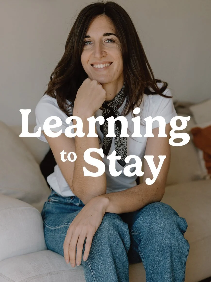 Most people don&rsquo;t really know how to stay in their bodies. They don&rsquo;t know how to stay with their emotions. They don&rsquo;t know how to stay in their hearts. 

If you can&rsquo;t stay with yourself, you won&rsquo;t be able to stay with a