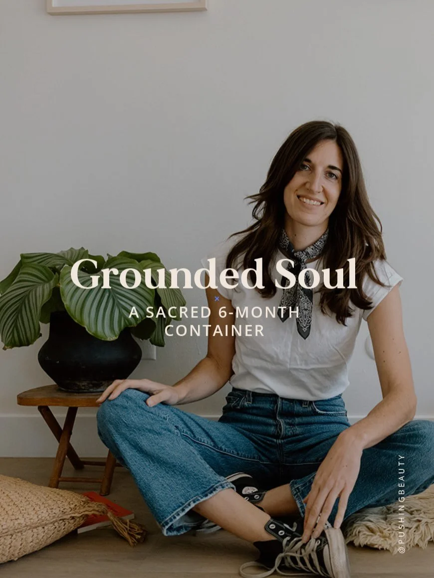 REINTRODUCING GROUNDED SOUL
My signature program is back and fully revamped. We are coming together for a half year, deep dive into soul embodiment. 

If you&rsquo;re thirsty for a deeper, juicier life and are ready to show up for yourself in a whole
