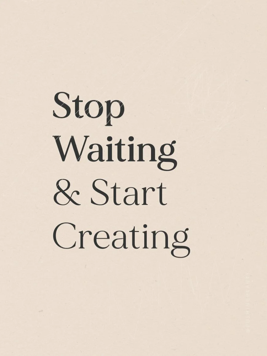 If you&rsquo;re waiting for conditions to change in order to write your book, start your business, feel love, peace, or joy, it&rsquo;s time to stop waiting and start creating. The chaos is pointing you to the truth of who you are deep inside. 

Let 