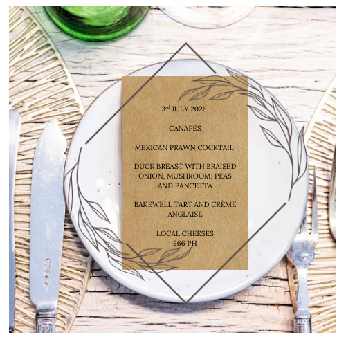 3rd July Supper Club 2026