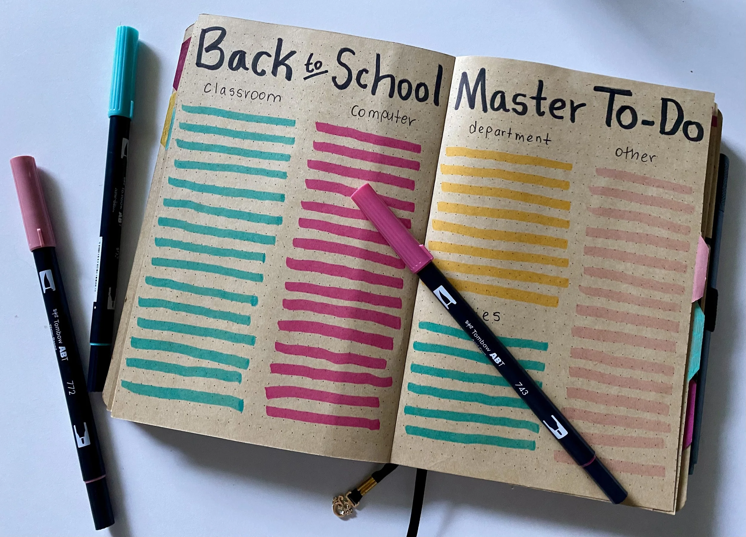 My Teacher Bullet Journal Setup