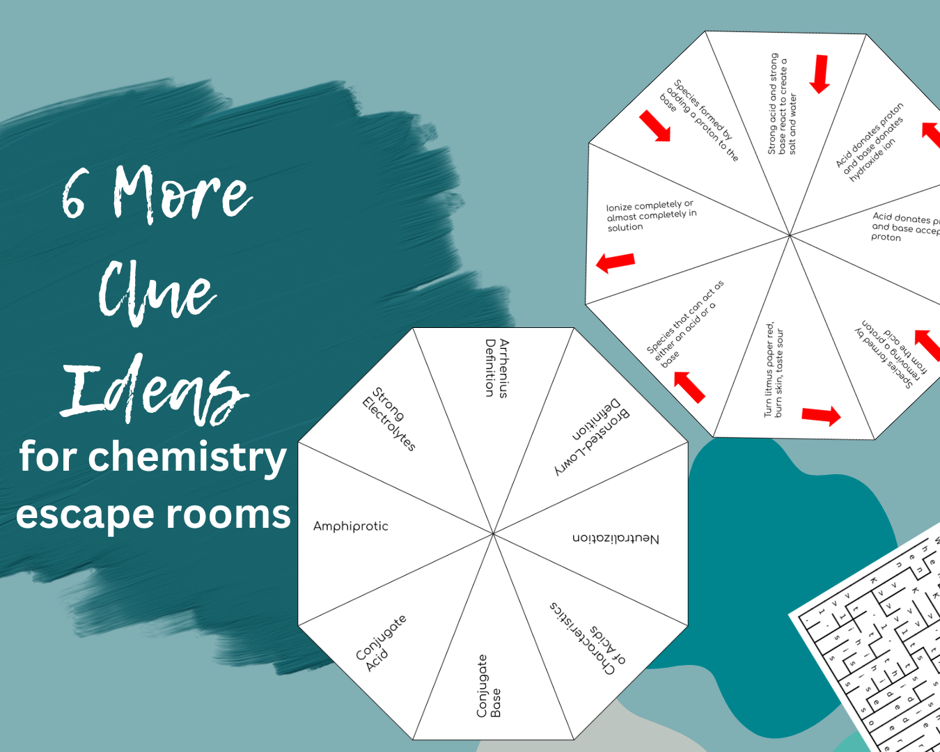 6 More Chemistry Escape Room Puzzle Ideas