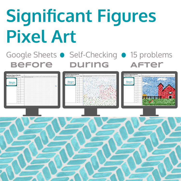 Chemistry Periodic Trends Puzzle Pixel Art in a Self-Checking Google ...